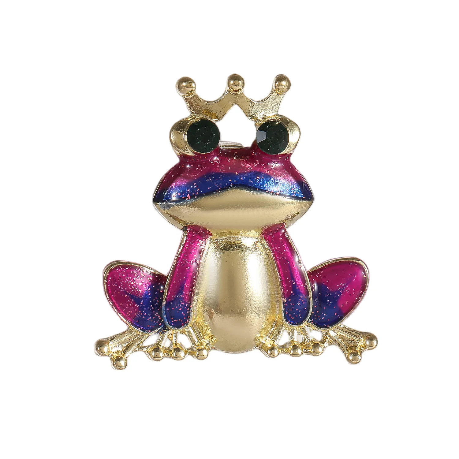 1Pc Retro Prince Frog Toad Brooch for Women Men Fashion Animal Brooches Pins Jewelry Accessories Party Gifts 2026