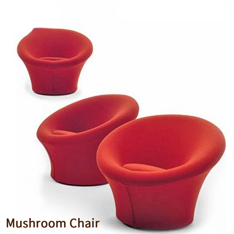 Mushroom Chair Mushroom Recliner Creative Living Room Home Swivel Single Lounge Back Chair