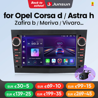 Junsun 4G Wireless CarPlay for Apple Android Auto Car Radio for Opel Astra Vectra Vauxhall Antara Zafira Corsa Vivaro Meriva RDS
