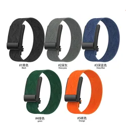 Elastic nylon wristband strap Whoop accessory designed to fit both Whoop 4.0 3.0 5.0 devices offering a perfect replacement band