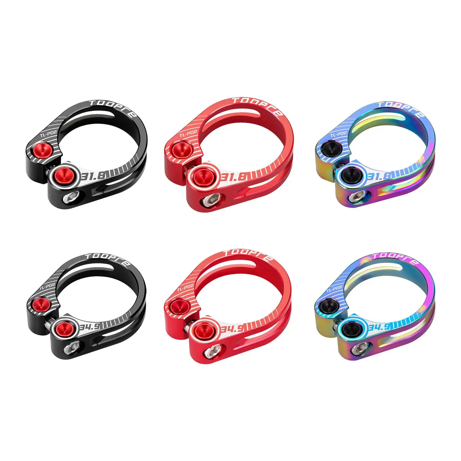 Leichter Fahrrad-Sattelstützen--Sitzadapter, Schnellspanner, Schrauben-Binder-e, Fahrrad-Sattelstützen-Clip Für Mountainbikes