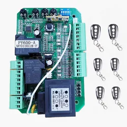 Universal Version Sliding Gate Motor Opener Motherboard Card Replaced Circuit Board 433.92Mhz Rolling Code Remote