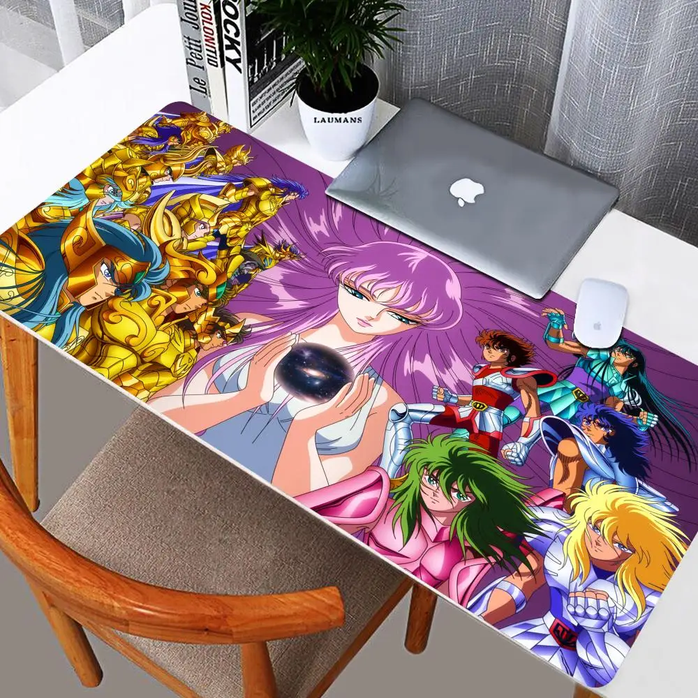 Saint Seiya Mousepad New Rubber Mouse Durable Desktop Mousepad Size for Game Keyboard Pad for Gamer