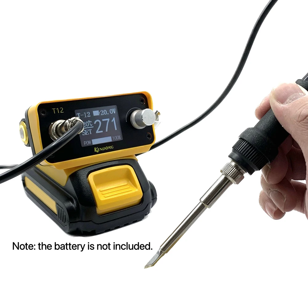 PTS300D T12 Cordless Soldering Iron Station For Dewalt 20V Max Li-ion Battery For Makita/Milwaukee/Bosch Battery Solder Tool