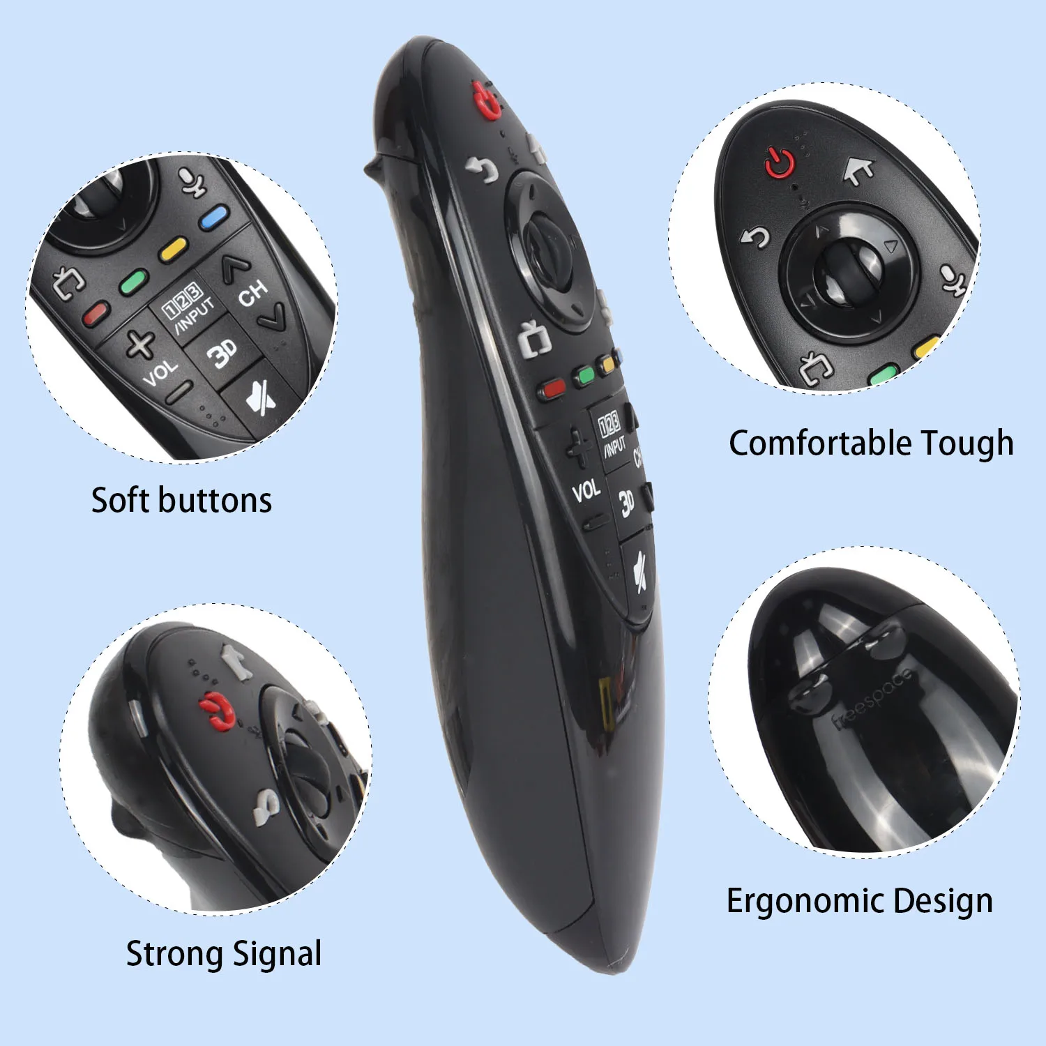 AN-MR500G ANMR500G New Remote Control Compatible With LG Smart TV 39LB6500 42LB6300 47LB6350 49UB8500UA No Voice Function