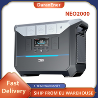 DaranEner NEO2000 Portable Power Station, 2073.6Wh LiFePO4 Battery Solar Generator, 2000W AC Output, 1.8H Full Charge