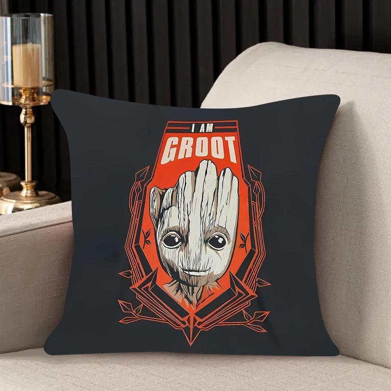 home decor Pillow Cover Groot iving room 40x40 car restaurant deck chair Dakimakura Throw Pillows Square Pillowcase Home Decor