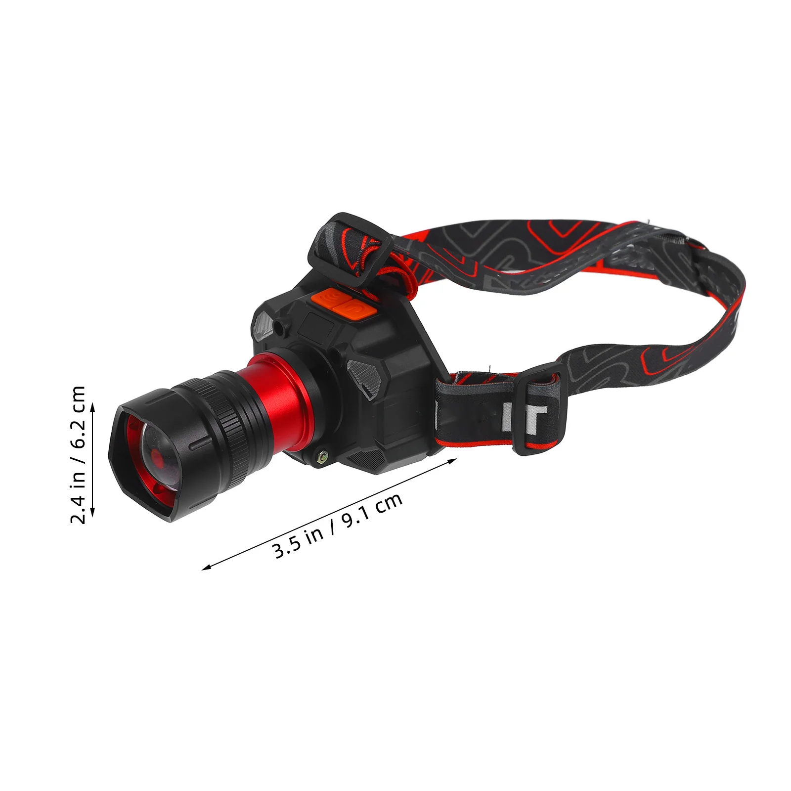 

Rechargeable Headlamp with Wide Beam for Camping Outdoor Cycling Night Running Fishing Heavy Duty LED Light for Hat Use