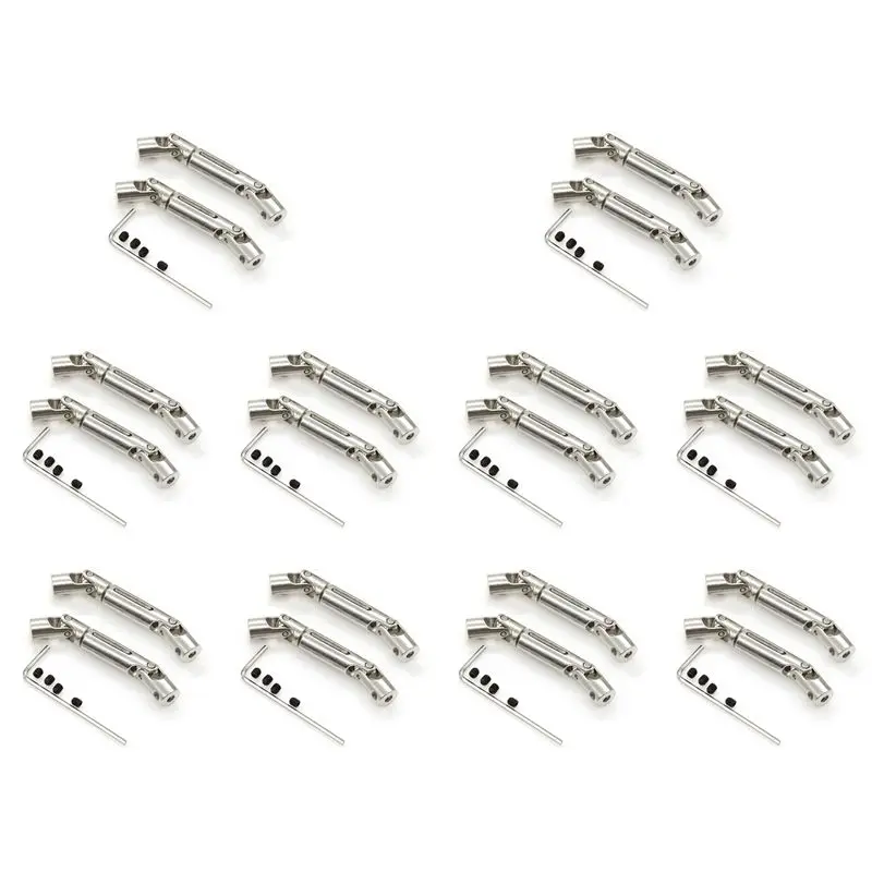 

Top Sale 20X New Upgrade Metal CVD Drive Shaft For WPL D12 C24 C34 B14 B24 B16 B36 MN D90 MN99S Henglong RC Car Parts Accessorie