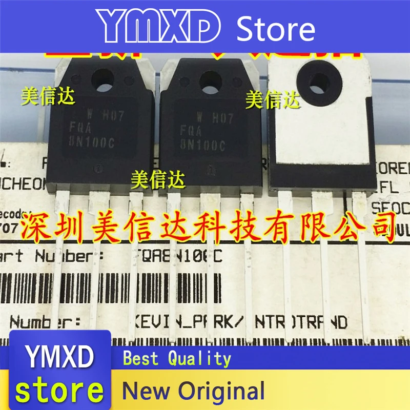 10pcs/lot New Original High Power Field Effect Tube FQA8N100C TO-247 In Stock