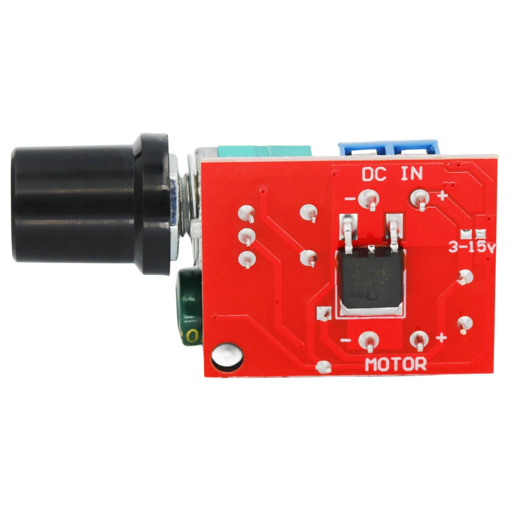 Mini DC-DC Motor 5A PWM Max 90W Speed Controller Module 3V 6V 12V 24V 35VDC Speed Regulator Adjustable Control Switch LED Dimmer