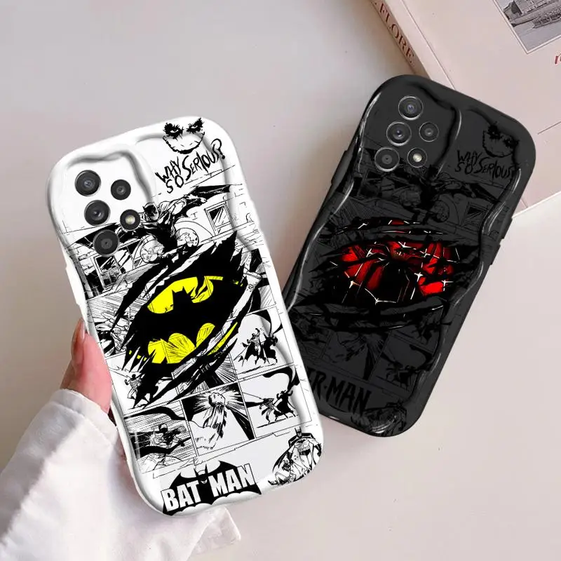 B-Batman Hero Logo Phone Case for GalaxyA32 A52 A72 4G 5G A14 A15 A25 A53 A54 A55 5G A22 A24 4G A23 4G A33 A34 A35 A52s A73 5G