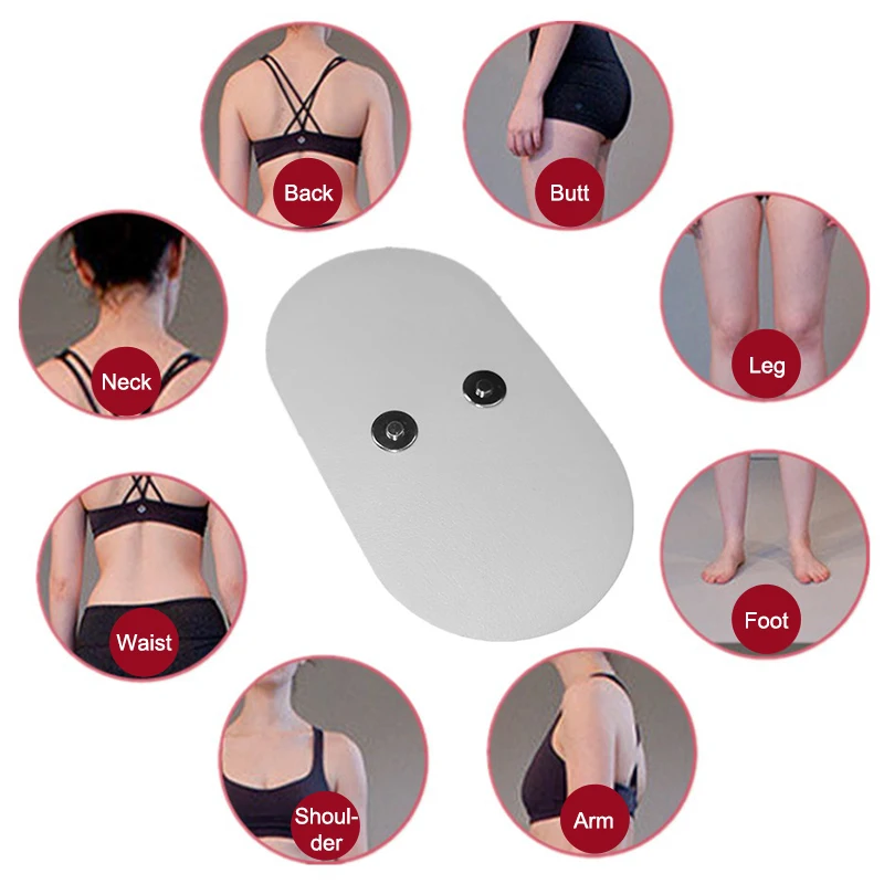 

1/2 пары волшебных массажных наклеек для расслабления через тело, электрическая массажная подушка, удобная регулировка, массажная наклейка, аксессуар