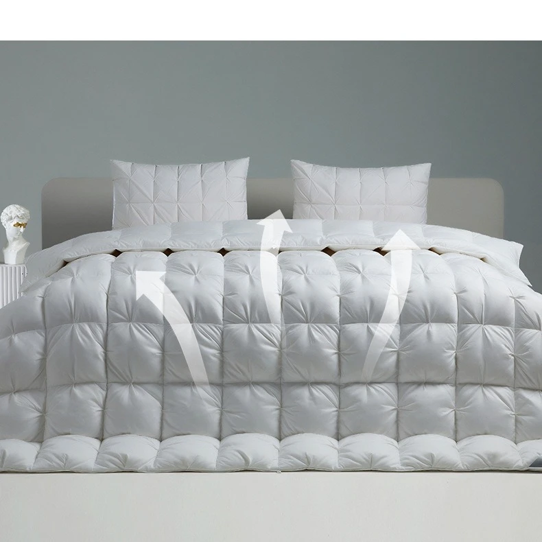 Cotton Duvet White Goose Down Core Thickened Goose Down Warm Blanket Four Seasons Duvet Blanket Quilt Filling Comforters