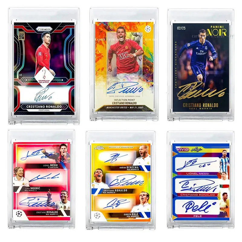 Cartes de classement PANINI, Cartes signées, Cartes à collectionner en bloc, Cadeaux de Noël et d'anniversaire, Jouets pour enfants, Bloc de cartes à collectionner signées