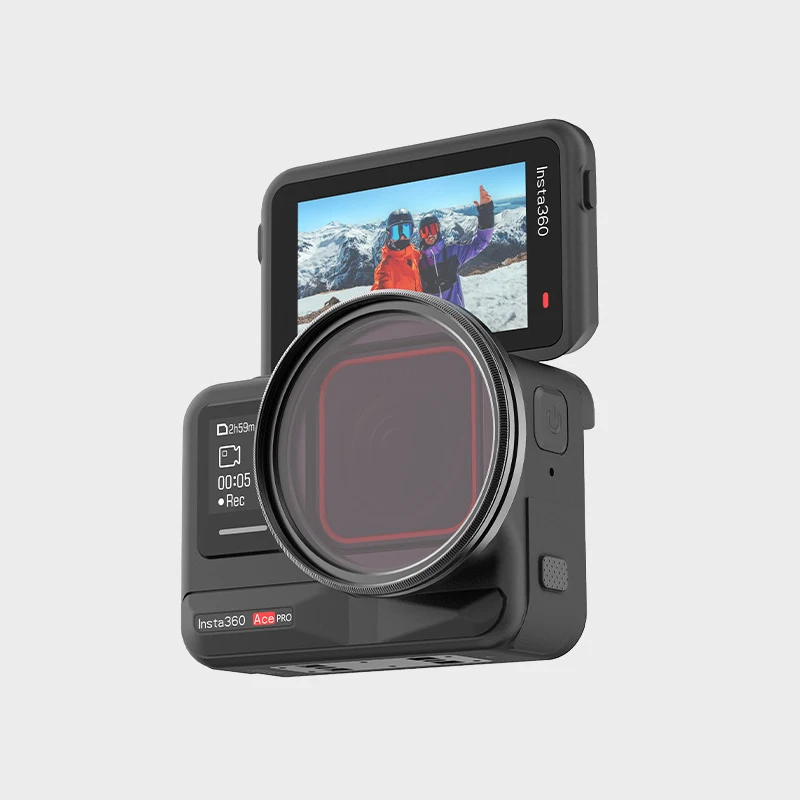 Filtro Suporte Protetor Frame Metal para Insta360 Ace Pro, ACE Sports Camera Acessórios