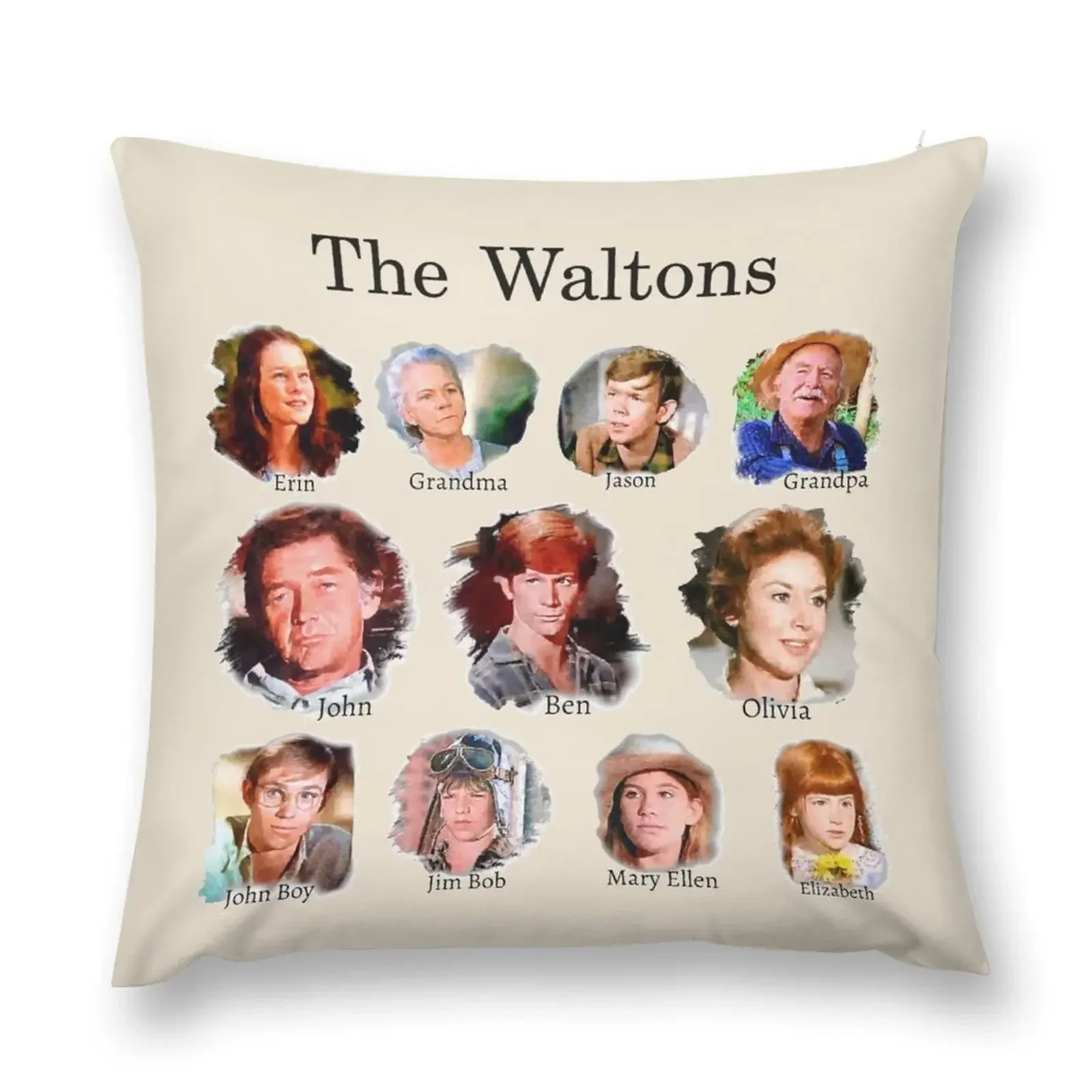 The Waltons Throw Pillow Throw Pillow Pillowcases Bed Cushions pillow