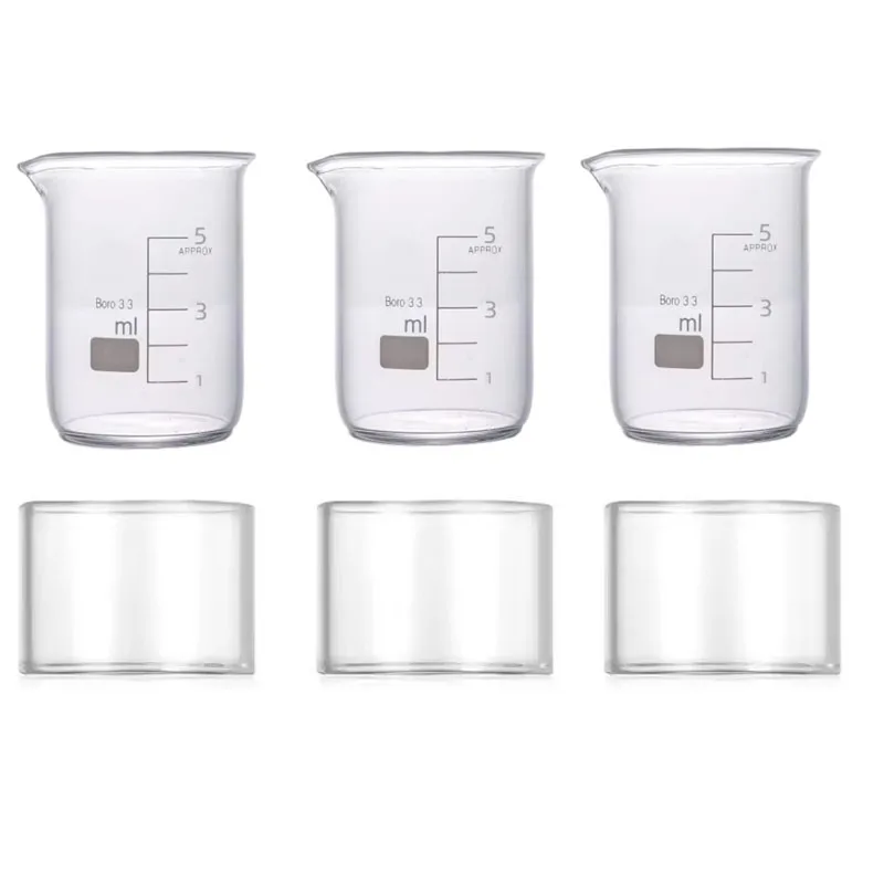 أنبوب كوب قياس زجاجي مستقيم من YUHETEC ، طقم خزان Dominator RDTA ، شبكة مظلمة ، Q16 برو C ، FF ، Q14 S14 ، S14 #4