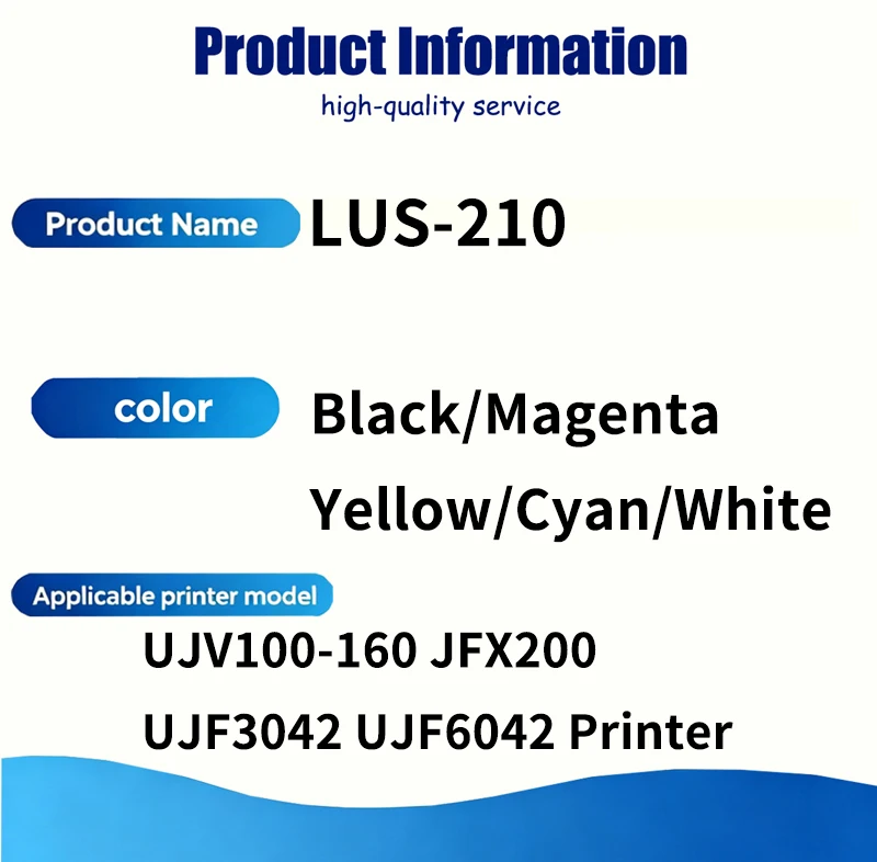 1000ML LUS-210 LUS210 With Chip Replace Ink UV Ink Compatible for Mimaki UJV100-160 JFX200 UJF3042 UJF6042 Printer Soft Hard