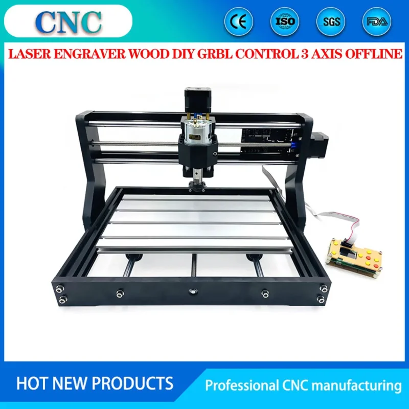 CNC 3018 Pro Laser Engraver DIY GRBL Control 3 Axis With Offline ,Pcb Milling Machine,Wood Router,Craved On Metal