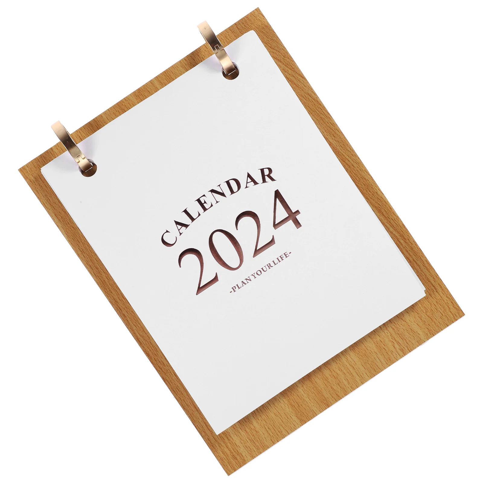 

Деревянный настольный календарь на 2024, настольный настольный календарь, подставка, стильный ежемесячный планировщик, практичное украшение для офиса и дома