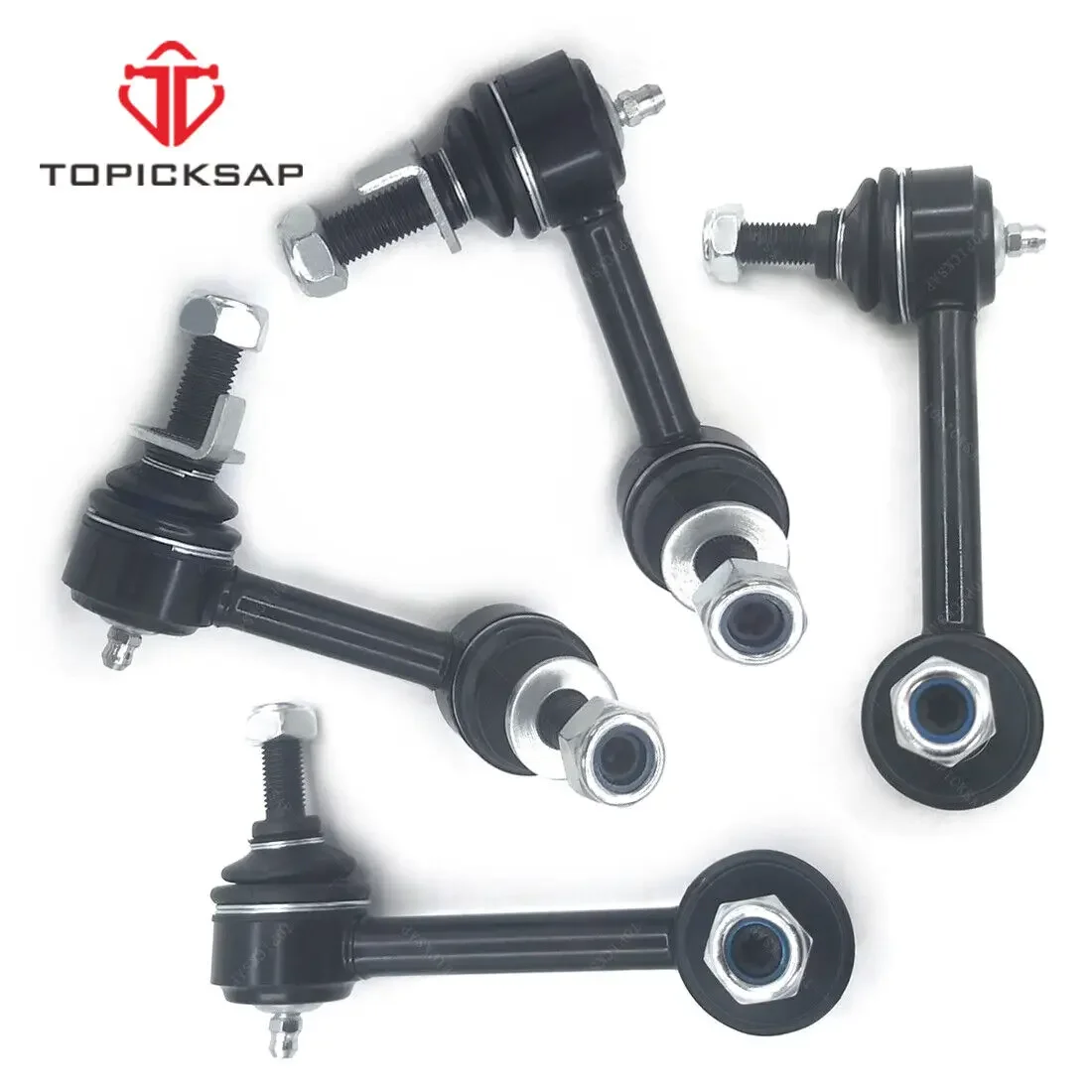 TOPICKSAP 4Pcs Front/Rear Sway Bar Link Kit for Nissan 350Z/Infiniti G35 2003-2009 Suspension Replacement 54668AL501 54668AL502