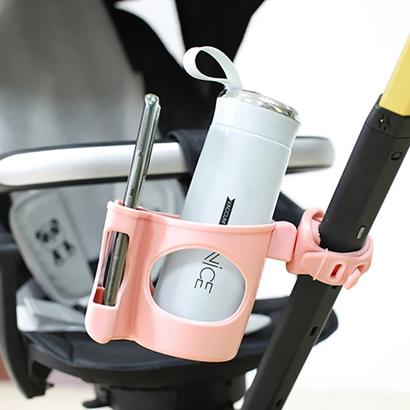 2 in1 Stroller Cup Holder Mobile Phone Rack Universal Milk Bottle Holder Fit Baby Pram /Tricycles/Bicycles Stroller Accessories