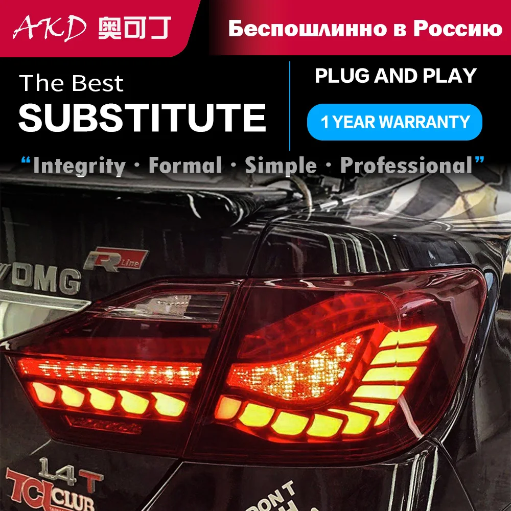 Auto Parts For Toyota Camry Taillight 2012-2014 latest GTS Type Steering signal Brake reversing light Car Accesorios Modified