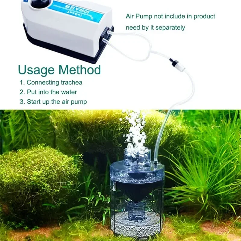 Fish Tank Water Fairy Filter Oxygen Enrichment Bacterial Cultivation Automatic Cleaning of Feces and Toilet Aquatic Accessories