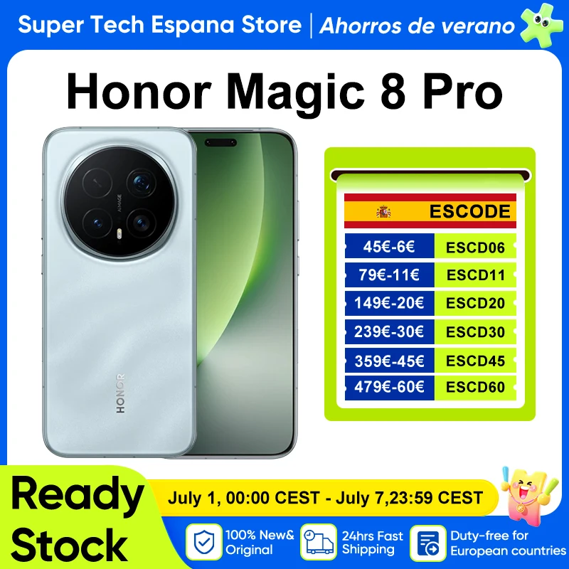 HONOR Magic8 Pro Global Version 5G Smartphone Snapdragon 8 Elite Gen 5 200MP Ultra Night Telephoto OIS 6270mAh 100W SuperCharge 80W Wireless 6.71" OLED NFC