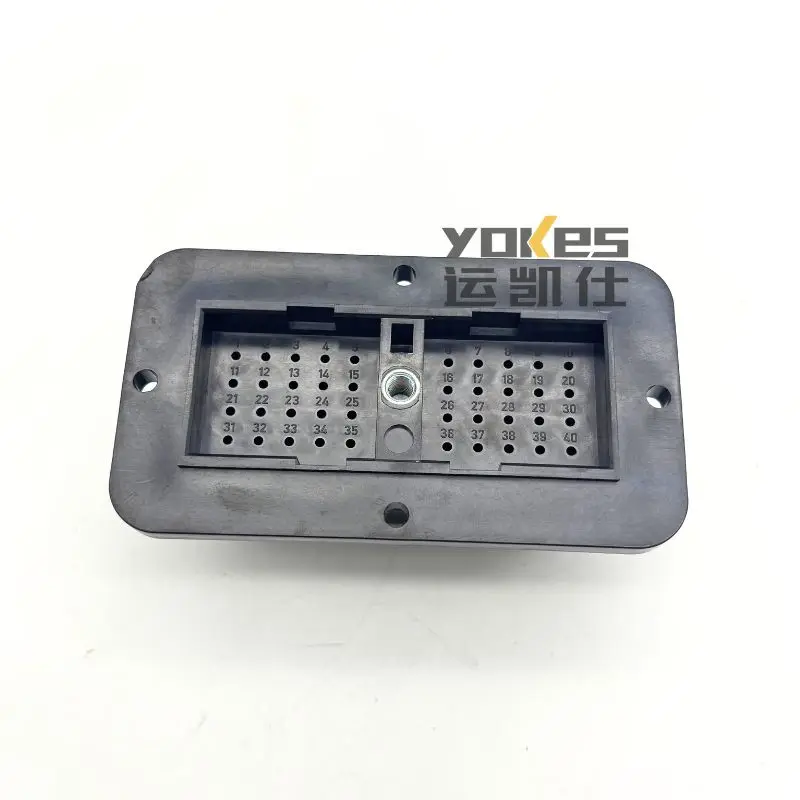 DRC12-40P 40 Pin Controller Computer Board Connector Plug DRC Series Auto Terminal Excavator Parts For Deutsch