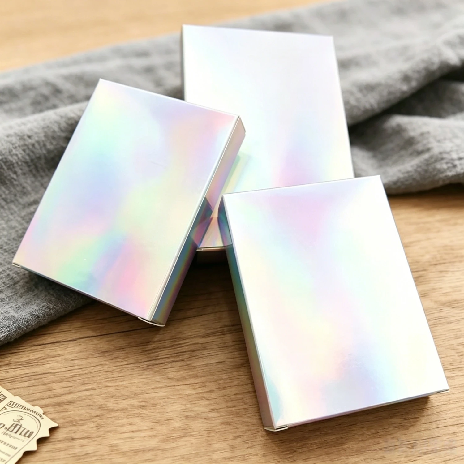 Blank Kraft Paper Box, Envelope Photo Gift Boxes, Wedding Postcard, Stationery Packaging Box, Cosmetics Package, 50Pcs