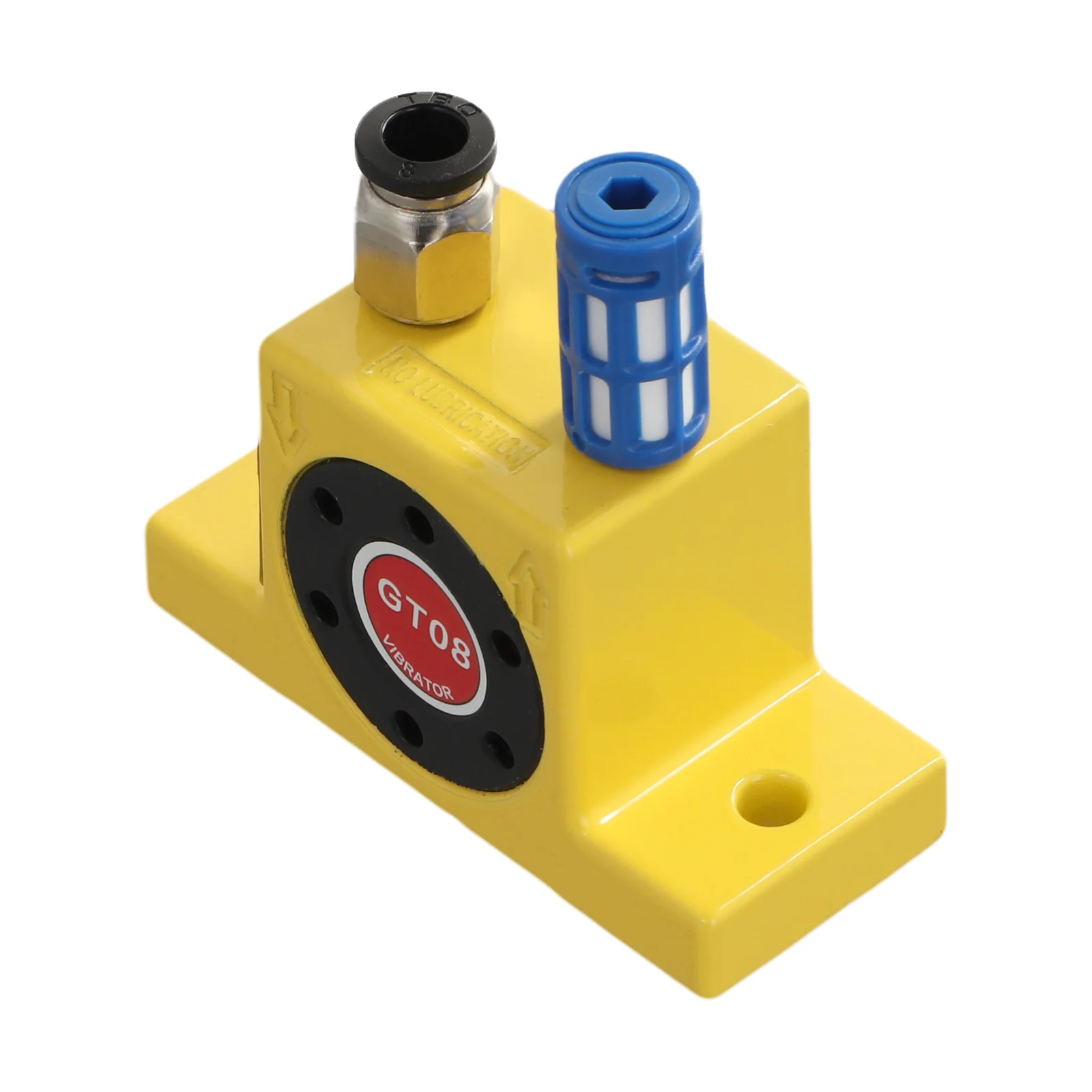 อลูมิเนียมอัลลอยด์แบบปรับได้ Turbine เครื่องสั่นนิวเมติกอลูมิเนียมปลอมเกียร์รุ่น Muffler หมายเหตุจาระบีพิเศษ