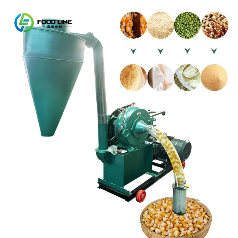 Customized New Design  Wheat Rice Grinder Claw Type Grain Crusher Corn Flour Mill Corn Grinder Milling Machine