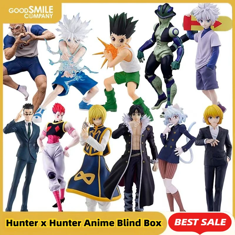 

Аниме-фигурки Hunter x Hunter в слепых коробках: случайные персонажи, коллекционные ПВХ-модели, украшение для стола, игрушка, подарок
