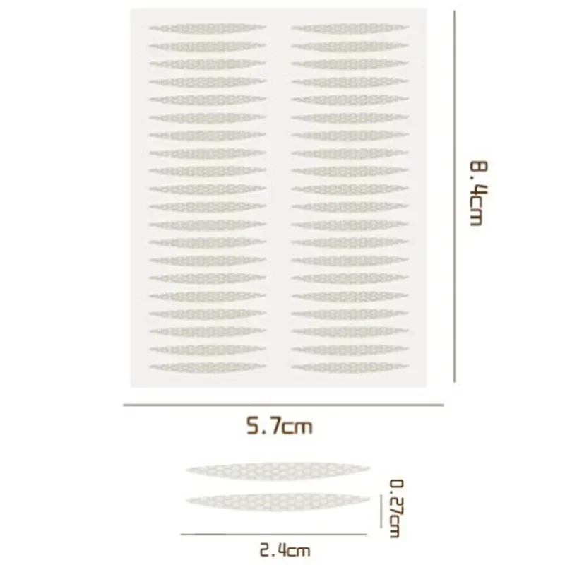 10 folhas/lote sem rastros invisível dupla pálpebra adesivos transparente olho fita dupla pálpebra senhoras acessórios de maquiagem dos olhos