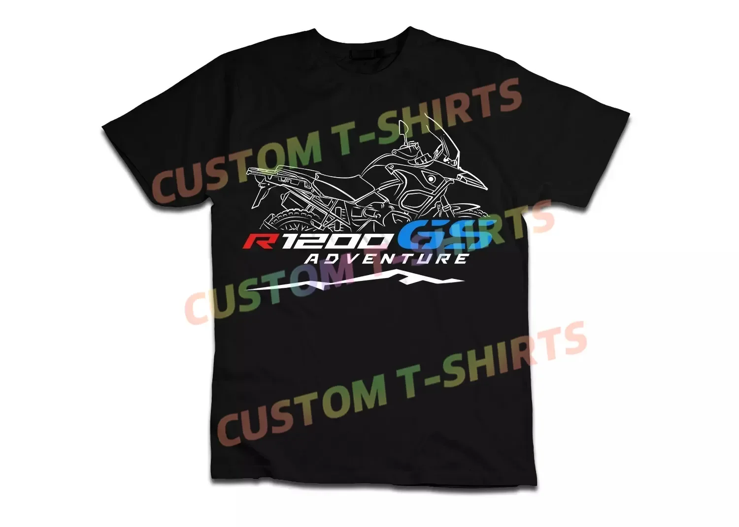 

2025 Men T Shirt Casual R1200GS Adventure Motorcycle for ADV Riders T-shirt Graphic Summer Short Sleeves 100% Cotton S-3XL Tee