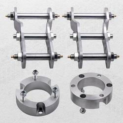 Front 3 inch Rear 2 in Lift Kit For Toyota Hilux Vigo 4WD Strut Spacer Shackle