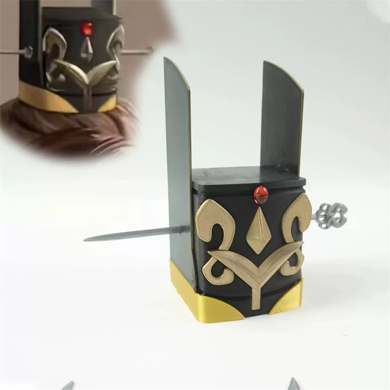 Anime Game Code Name: Yuan Guangling King Cosplay Headwear Crown Belt Halloween Carnival Cosplay Props