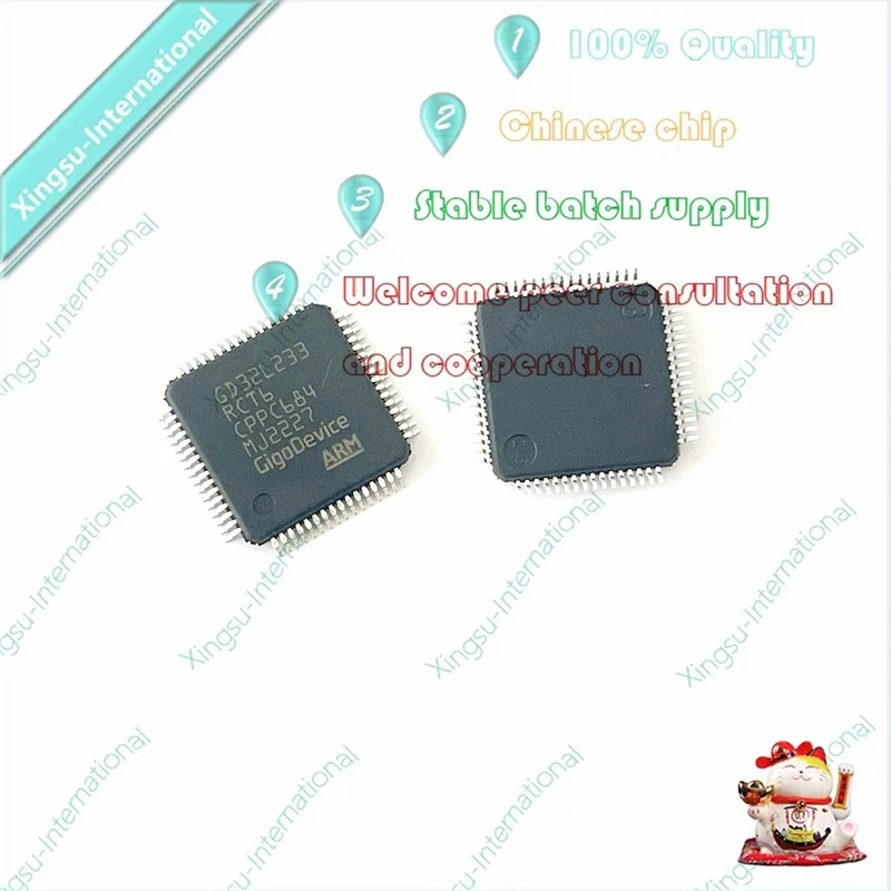 1PCS/Piece GD32L233RCT6 Chip Made In China 32-bit Microcontroller Car Gauge Class IC