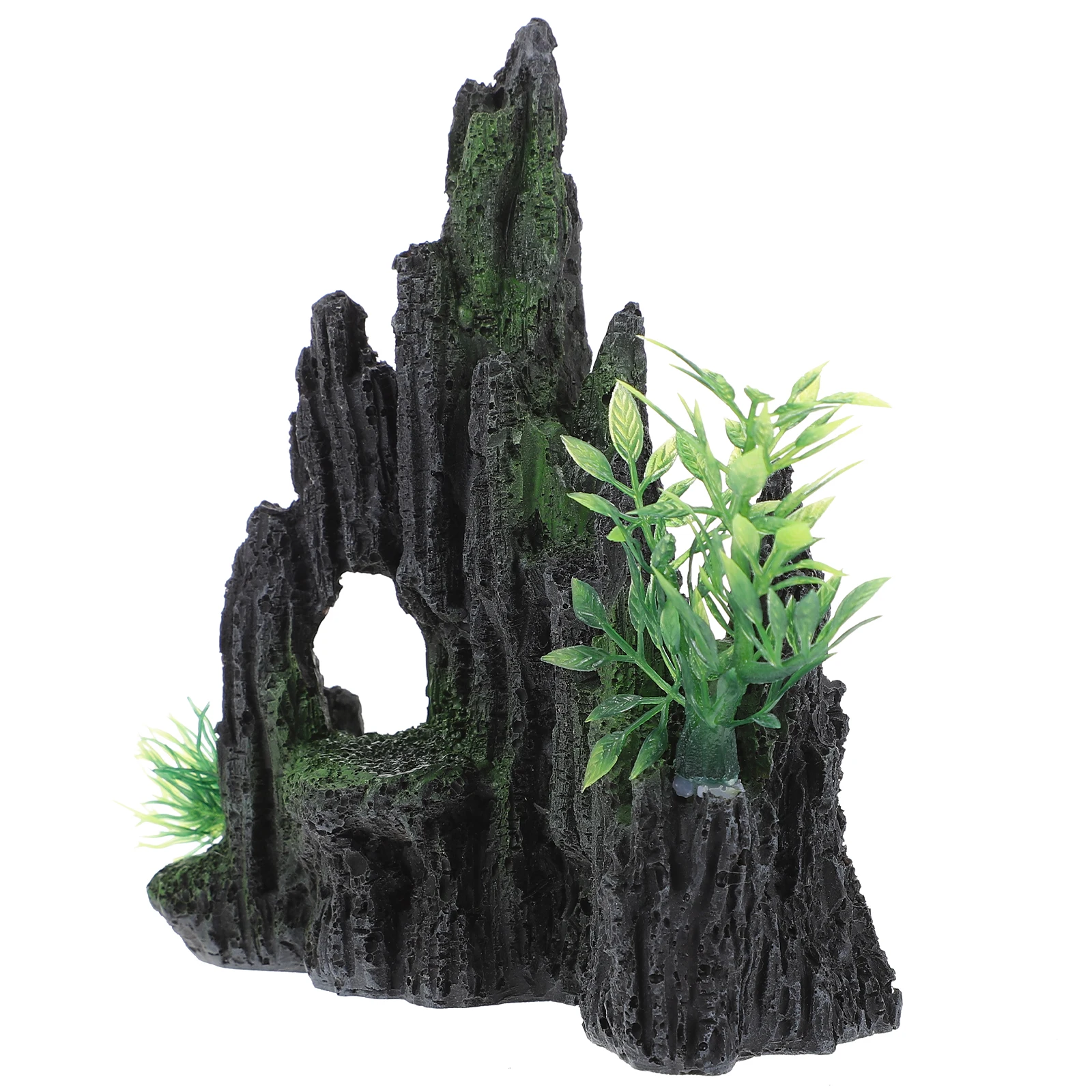 

Artificial Rockery Stone Aquarium nament Fish Tank Decorations Safe for Freshwater Marine Pet Fish Hide Play Breed
