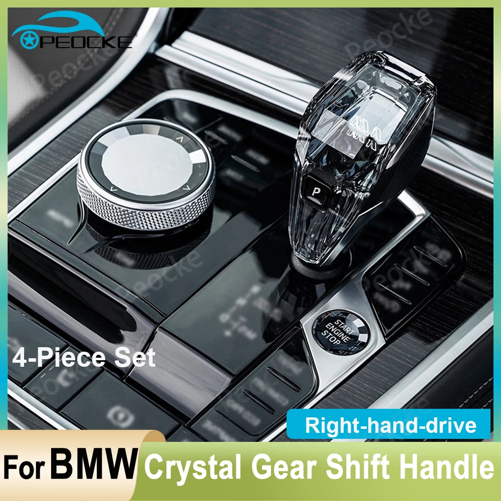

Right Drive Hand For BMW Crystal Gear Shift Knob Handle Lever G20 G26 G28 G21 G22 G23 G06 G05 G07 G02 G14 G15 G16 G01 G08 G29