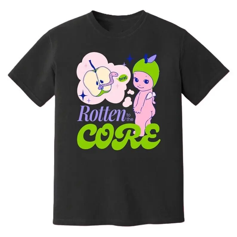 Rotten To The Core Brat T-Shirt, Sonny Angel Tee, Charli XCX Tee Shirt