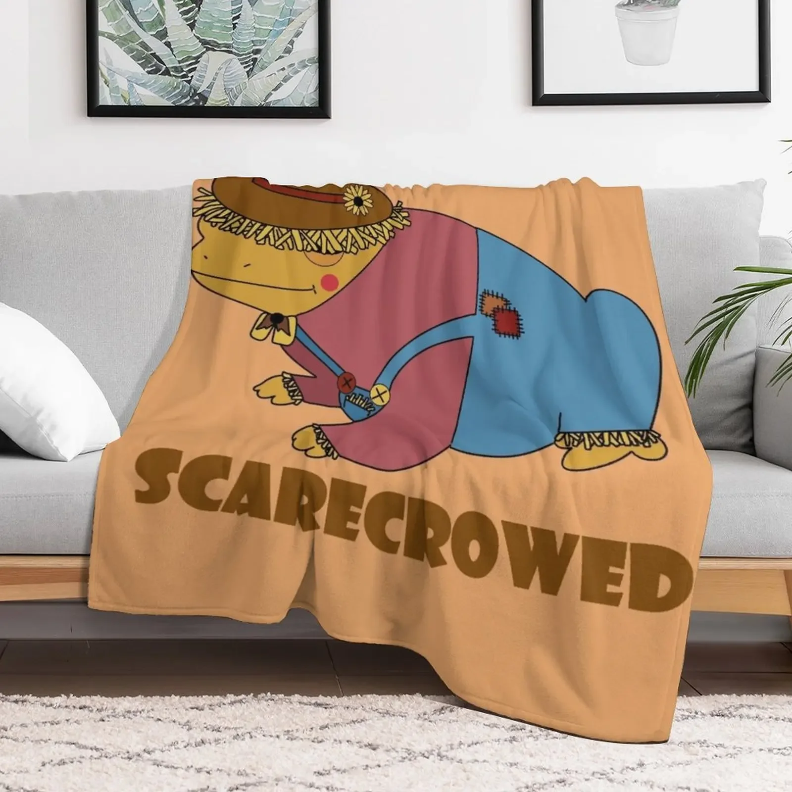 Scarecrowed Throw Blanket For Baby Hairys for babies For Decorative Sofa Blankets