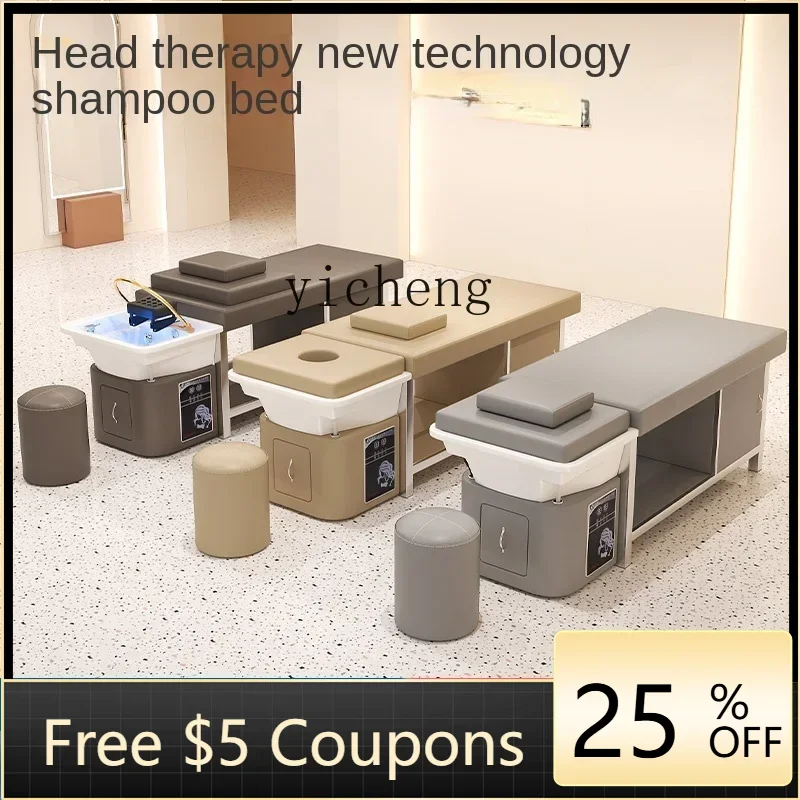 D28 Ceramic Basin Thai Head Therapy Shampoo Chair Ear Cleaning Head Soup Special High-Grade Water Circulation Fumigation