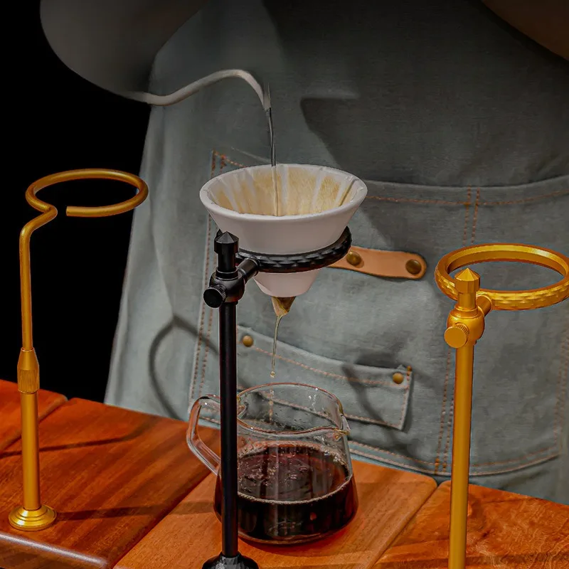 Coffee Hand Brewing Stand Suitable for V-shaped Filter Cup Hand-brewed Coffee Pot Set Adjustable Stand Barista Accessories