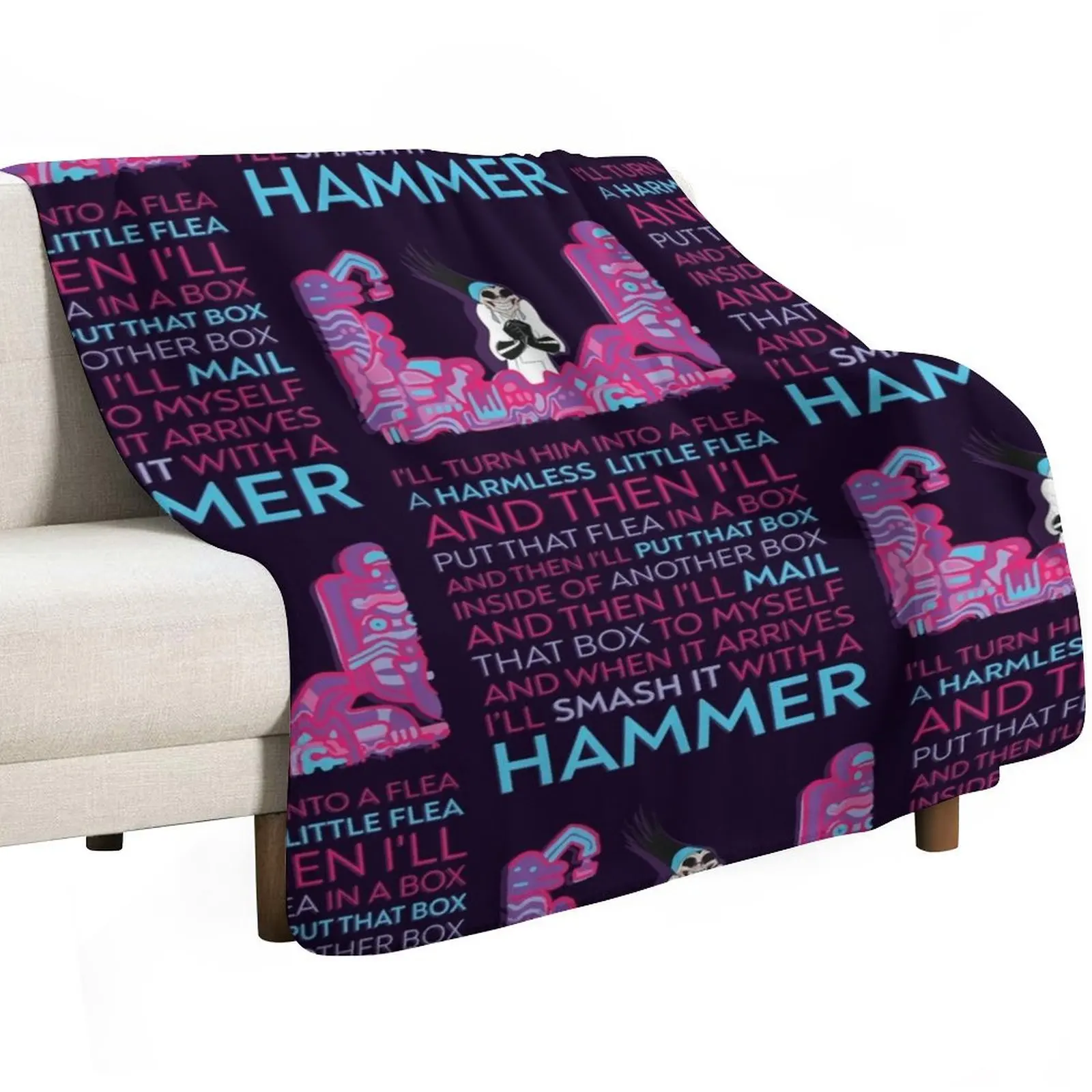 Put that Flea in a Box Throw Blanket warm winter anime Polar warm for winter Extra Large Throw Bed covers Blankets