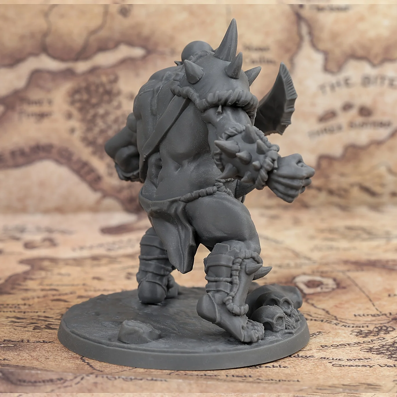 Sci-Fi Orc Squad Miniature Set - Fantasy TTRPG Figures, Collectible Models, Great Gift for Hobbyists & Tabletop Roleplaying view 6