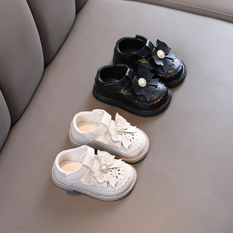 Baby Shoe Spring Summer Casual Toddler Shoes for Newborn Baby Lovely Leather Shoes Soft Soled Barefoot Shoes Kids Zapatos Bebe