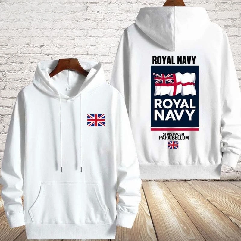 

Повседневный тренд с британским персонализированным принтом, мужской и женский свитер с капюшоном, осенне-зимнее теплое повседневное свободное пальто